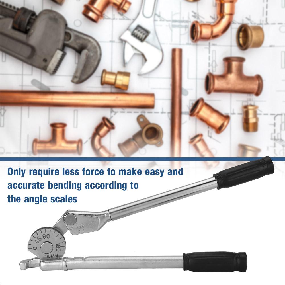 180 Degree 10mm / 12mm Pipe Tube Bender / Copper Tube / Air Conditioning Tube Manual Elbow Tool