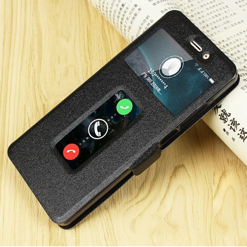 5.5 inch For ZTE Nubia Z11 NX531J case open the window Mobile phone battery back cover holster for For Nubia Z 11 filp phone bag