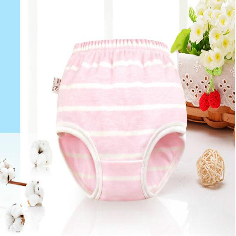 Freefreight four seasons can wear small briefs baby boys and girls color cotton striped bread pants breathable and lovely