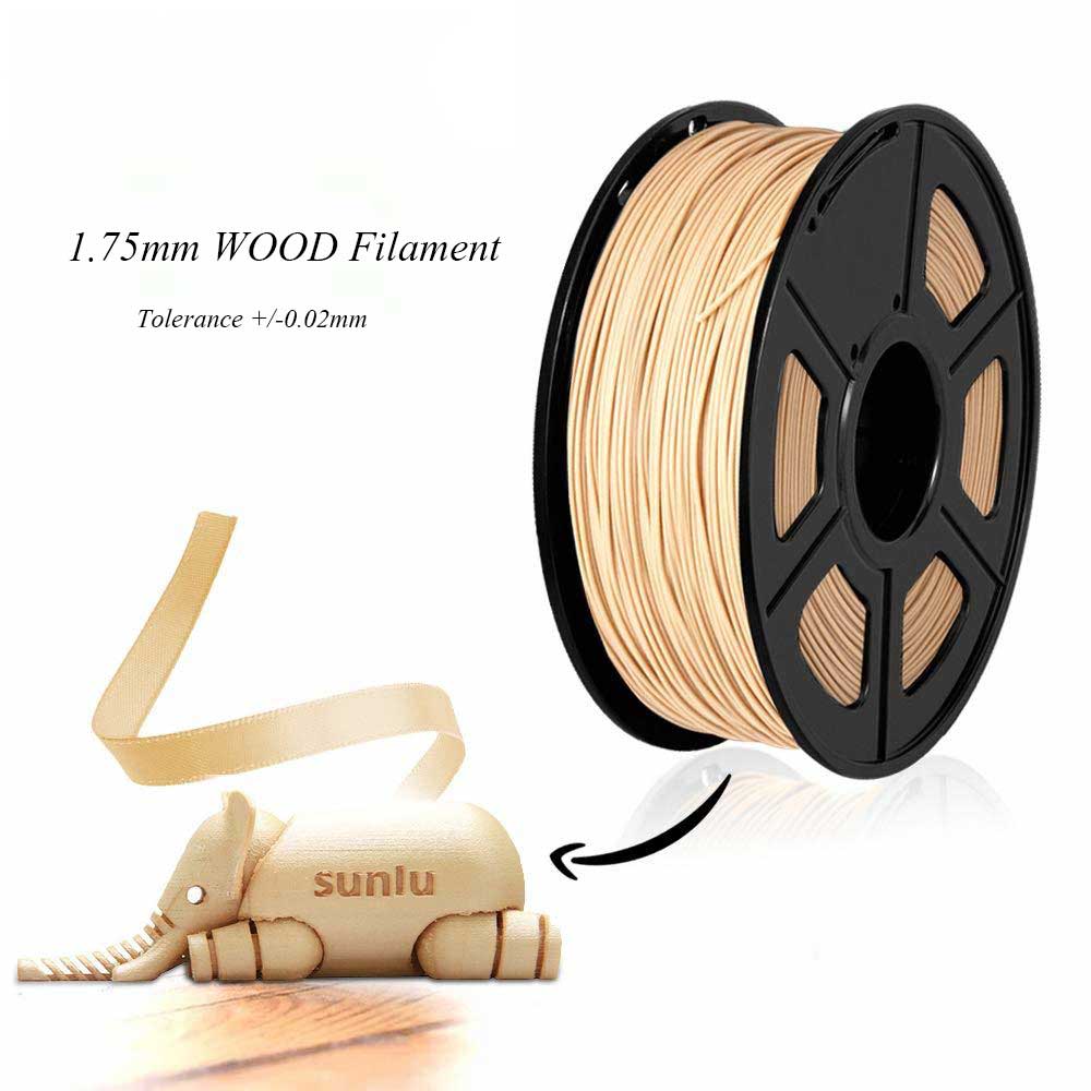 KAIGE Holz Filament 1KG 1,75 MM niedrigen temp aufladen Holz Faser Für 3D Drucker Filament 170-190 tem holz Original Kunststoff Material