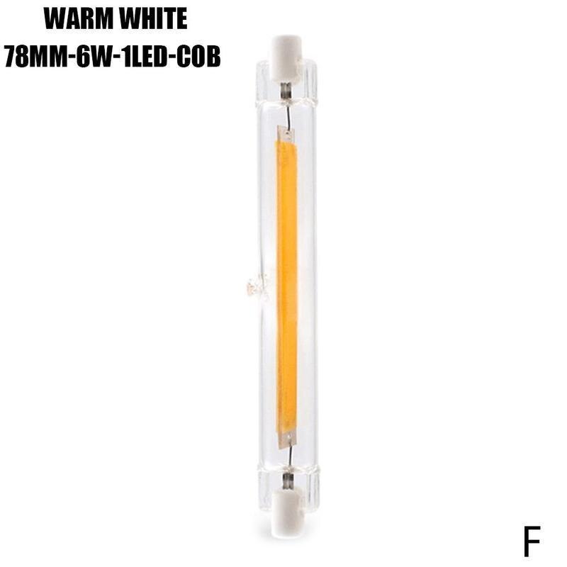 78mm/118mm r7s led glaskåpa 360- graders dubbla ändar glasbas cob belysning glödlampa lock landskap dekoration överträffa  x4 i 5