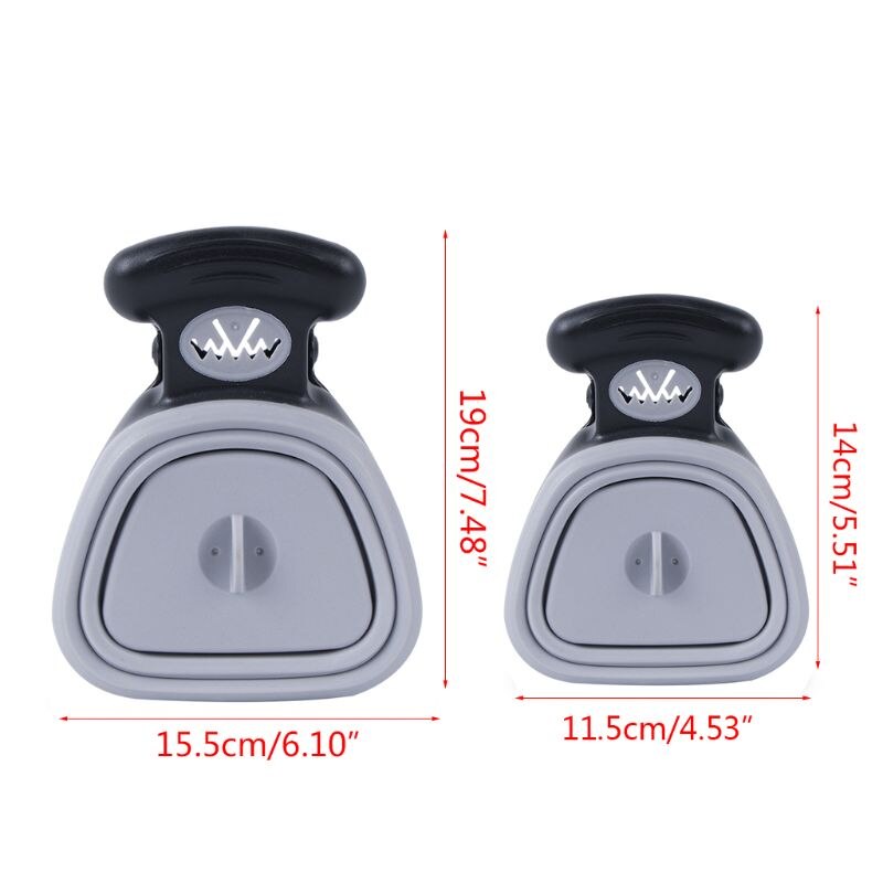 Pet Travel Folding Poop Scoop Clean Pick Up Droppings Cleaner Dog Outdoor Toilet 95AA