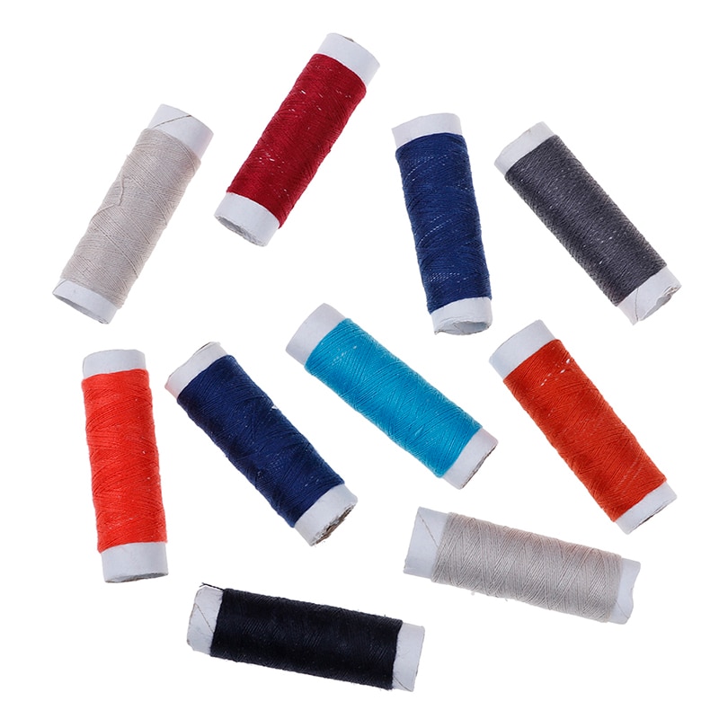 10 Rolls/Set Different Thread Colors stitch DIY stitch Thread Kit For Hand stitch Or stitch Machine random color