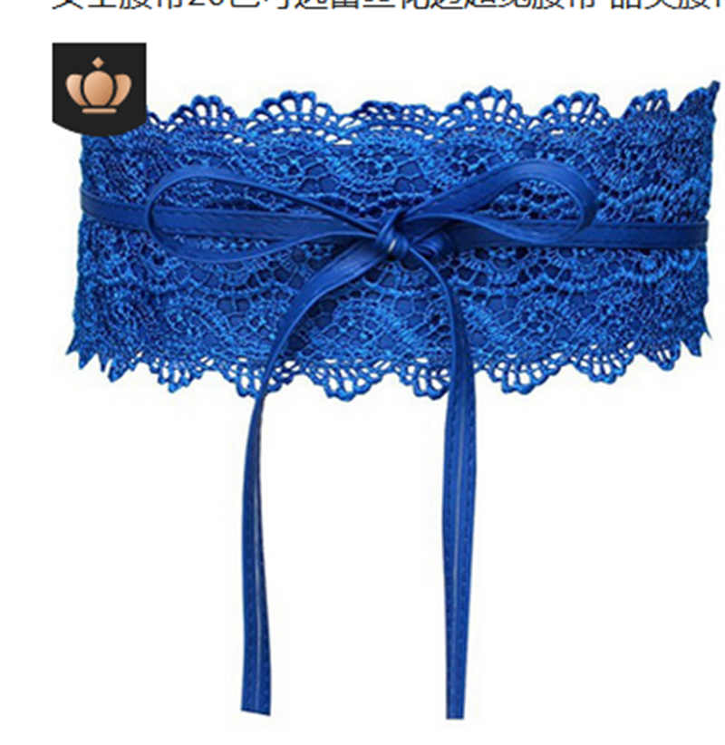 Ceintures en dentelle pour femmes, 11 couleurs, Corset féminin, auto-cravate, Obi Cinch, pour robe de mariée