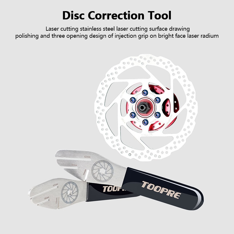 Bicycle disc brake disc maintenance repair adjustment calibration tool disc grinding disc wrench Truing Tool TXTB1