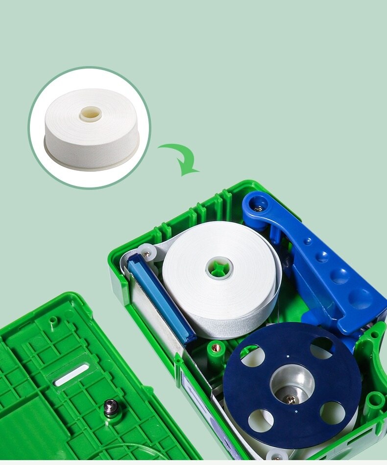 Limpiador de conectores de fibra óptica, caja de limpieza de KCC-55, Cassette, limpiador de Cassette, 500 veces