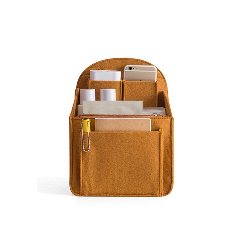 Tragbare Fühlte Lagerung Organizer Einsatz für Rucksack Rucksack Handtasche Schulter Tasche 7XEC