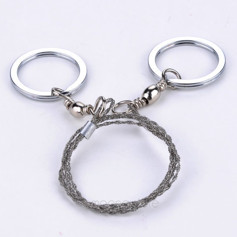 Field Survival Stainless Wire Saw Hand Chain Stainless Steel Wire Bamboo Line Lifebelts Bamboo Rotating Wire #1025