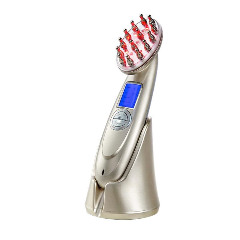 Haar Kam Anti-Haaruitval Hoofdhuid Massage Instrument Olie Controle Kappers Instrument Micro Huidige Haargroei Instrument: 02