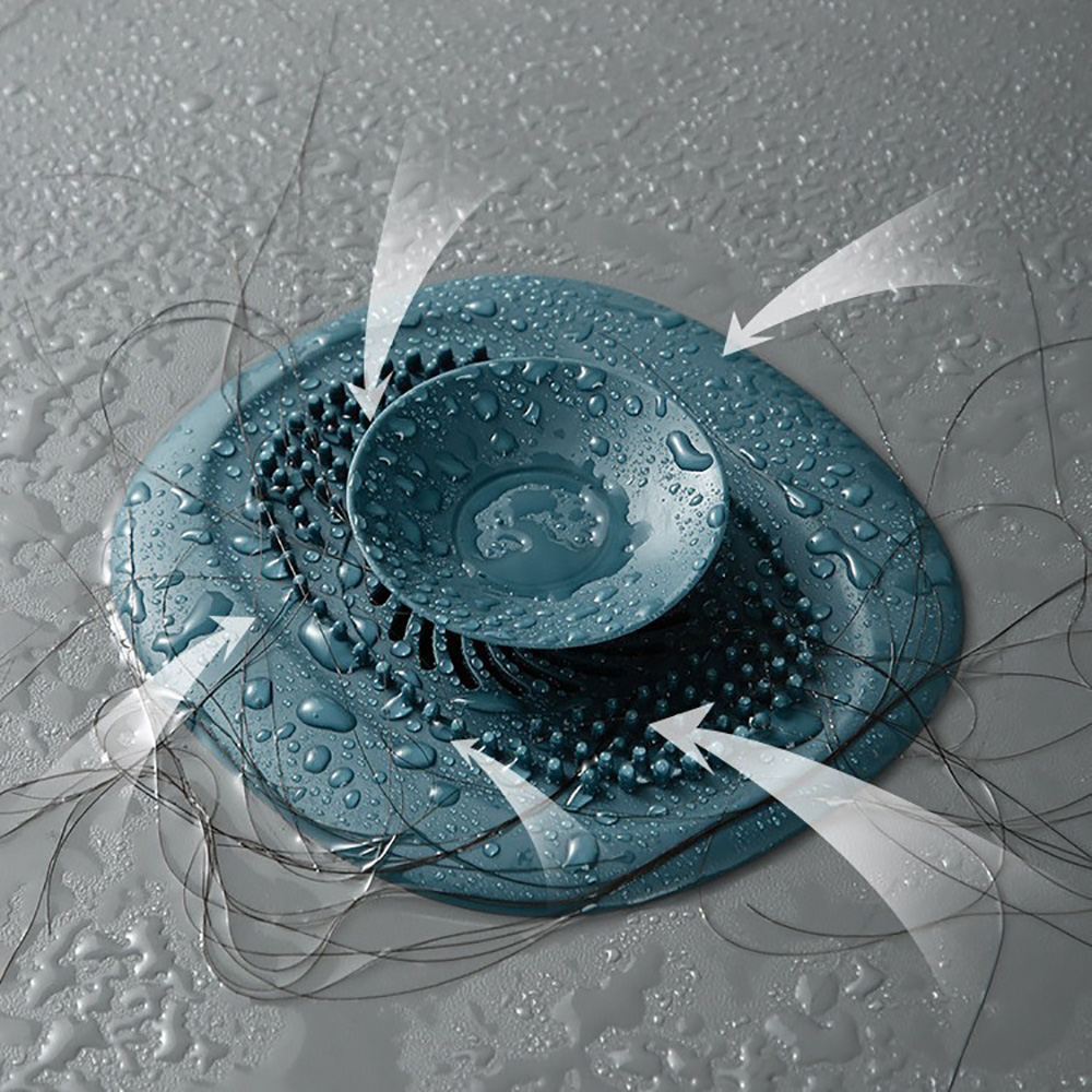 Upgrade siliconen anti-blokkeer badkuipstopper voor badkamer afvoerputje douche wastafel keuken huishoudelijke zeef gereedschap