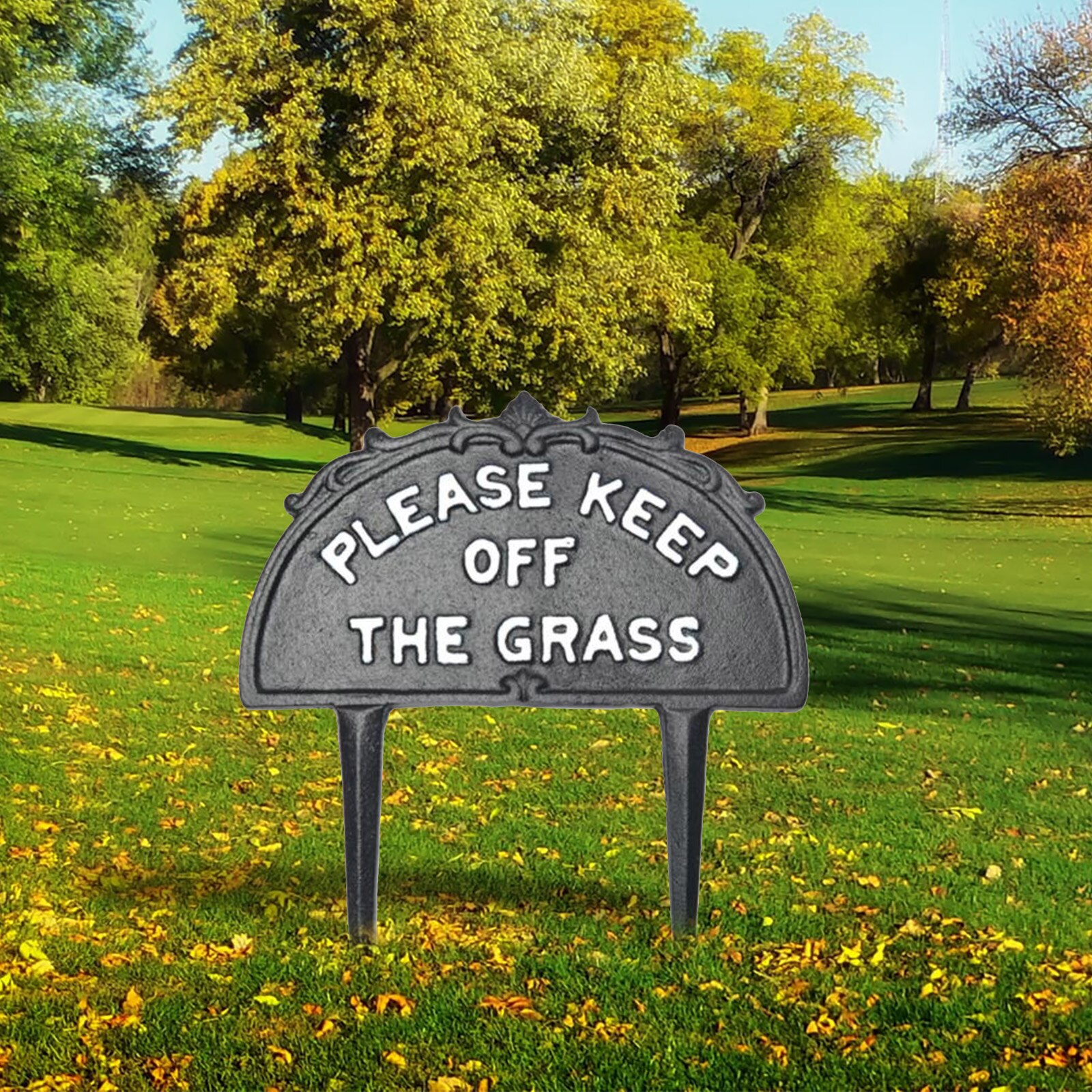 Garden Warning Sign 1PC Heavy Duty Yard Sign Gardening Supplies Plant Marker Home Garden Easy Mounting Farm Warning Sign