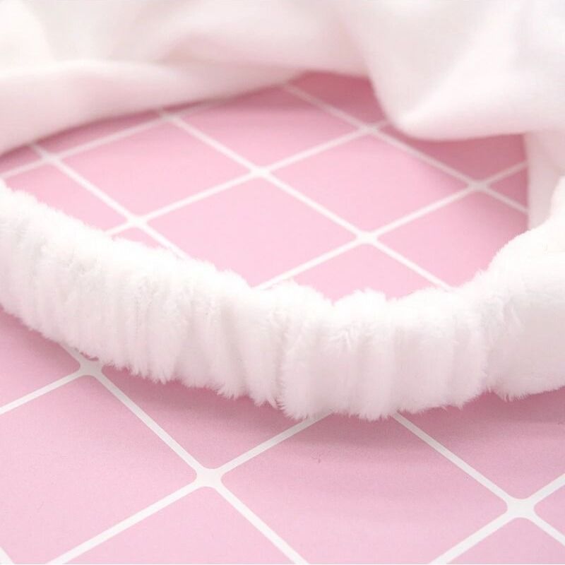 Online Celebrity Simple Hair Bands Cat Ear Face Wash Hair Band Women's Korean-style Makeup Mask Apply Students Headdress Hair Ne