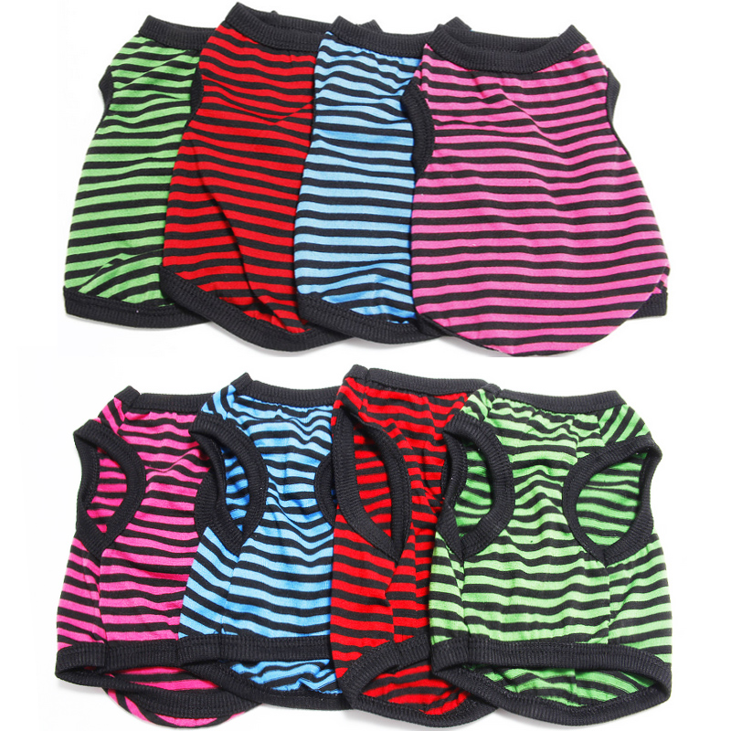 Summer Dog Clothes Pet T Shirt for Small Dog Pet Vest for Dogs T Shirts for Cats Puppy Shirt for Yorkshire Terrier Clothes 35