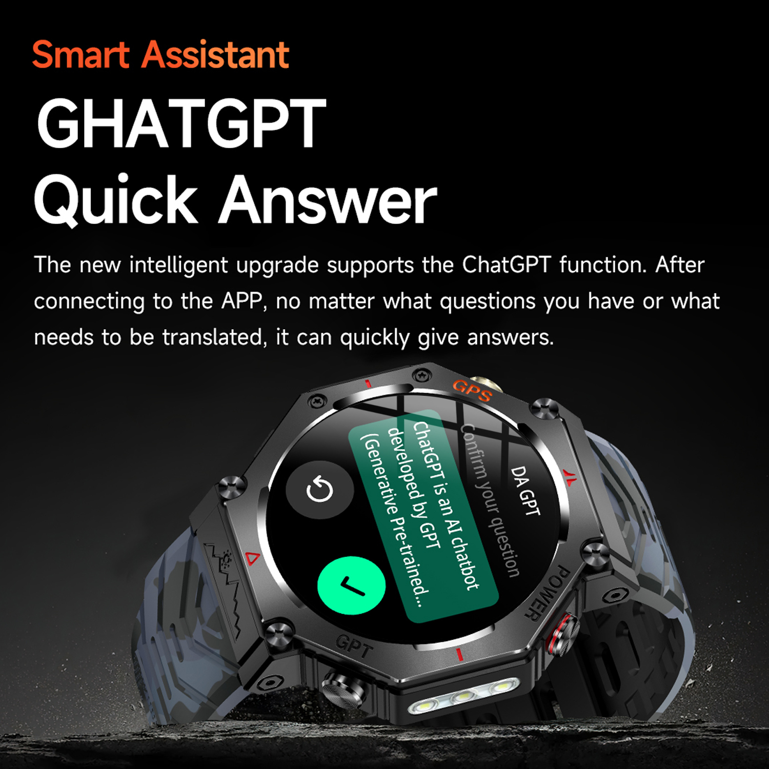 2025 Nuovo sport Militare Smartwatch Da Uomo per Xiaomi T-Rex 3 GPS Astuto Della Vigilanza 5 ATM Impermeabile costruito-in doppio-gruppo musicale GNSS bussola