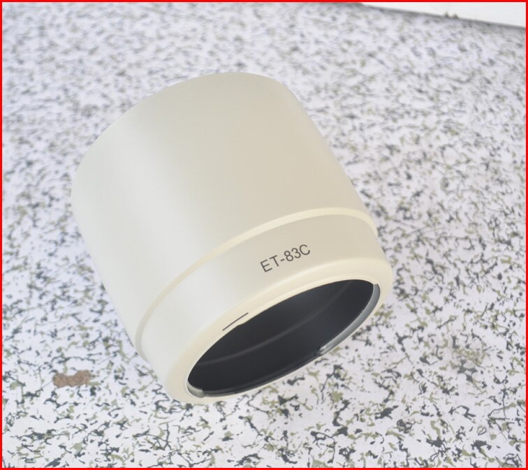 White Lens Hood Shade ET-83C for Canon EF 100-400mm f/4.5-5.6L IS USM replaces CANON Lens Hood ET83C