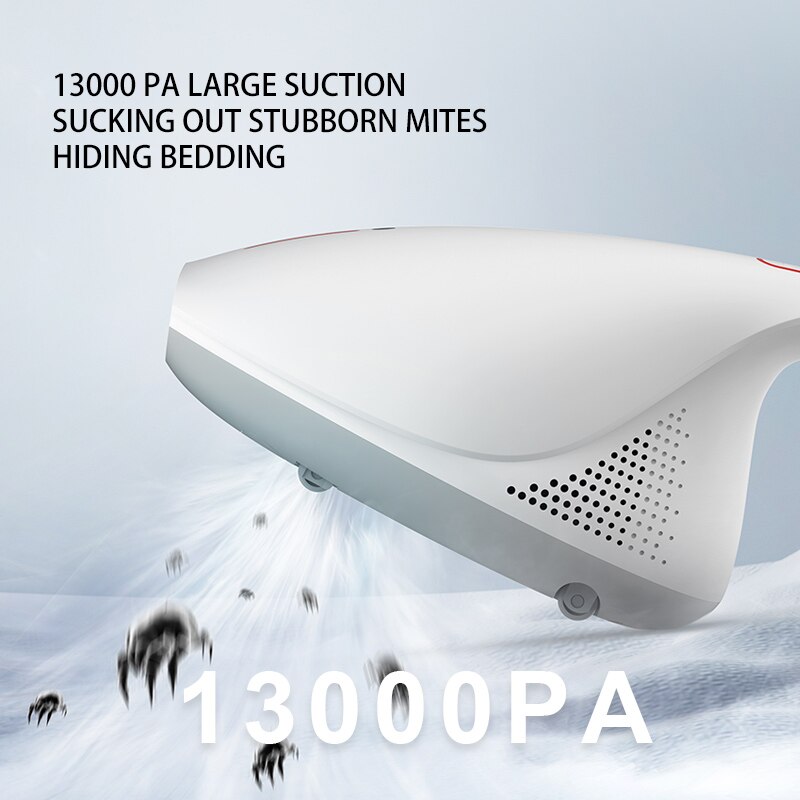 Deerma-aspiradora de ácaros CM800, luz de mano y lámpara UV de choque de calor, elimina ácaros, instrumento limpiador de succión fuerte