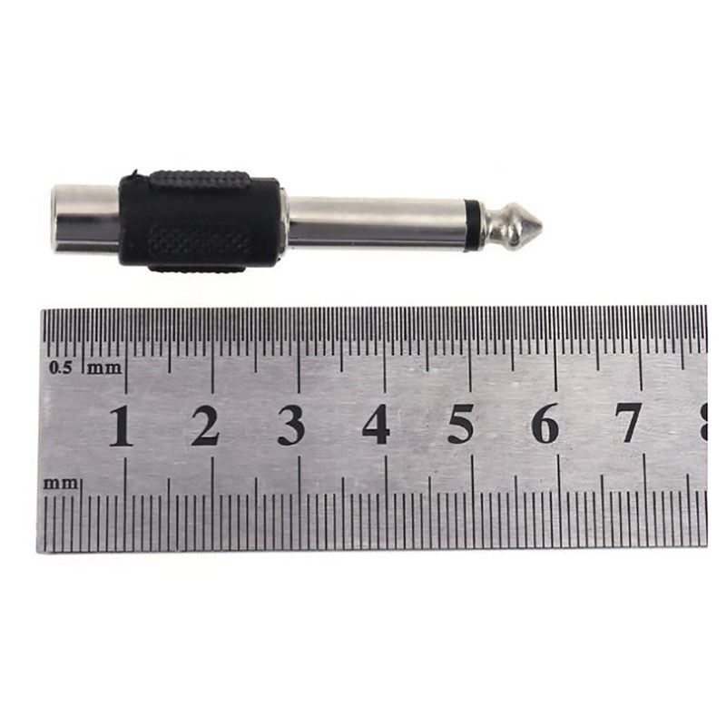 10 Stück schnallen-Buchse auf 6,35 mm 1/4 Zoll Mono-Stecker Audio--Adapter-Anschluss