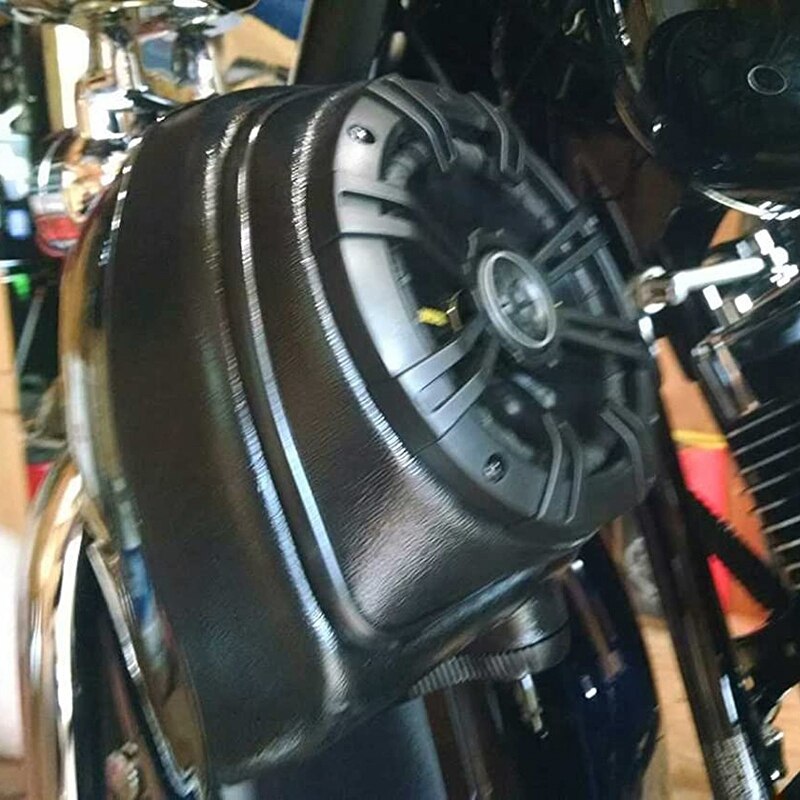 Paar 6,5 inch Lautsprecher Boxen Pod Niedrigeren Entlüftet Bein Verkleidungen Fit für Touring Road King Entlüftet Unteren Verkleidung Electra Straße glide 19