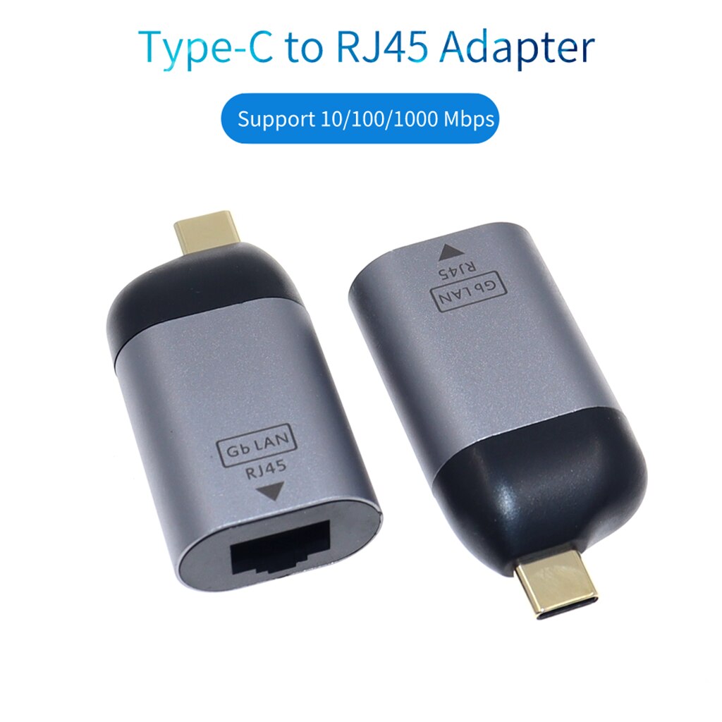 USB C Ethernet Type-C Male to RJ45 Female Adapter ... – Grandado
