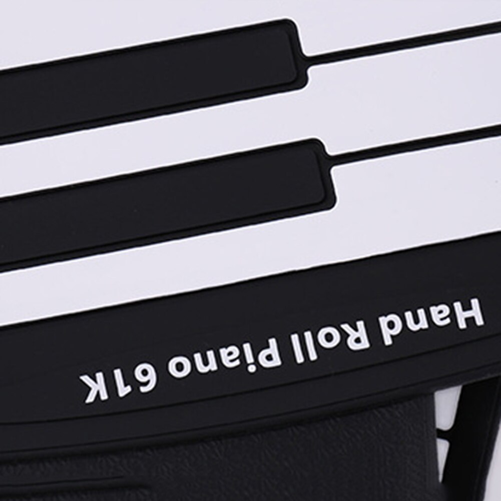 Ręczne rozwijane pianino przenośne składane elektroniczne organki instrumenty klawiszowe 61 klucz dla miłośnicy muzyki akcesoria robić gier