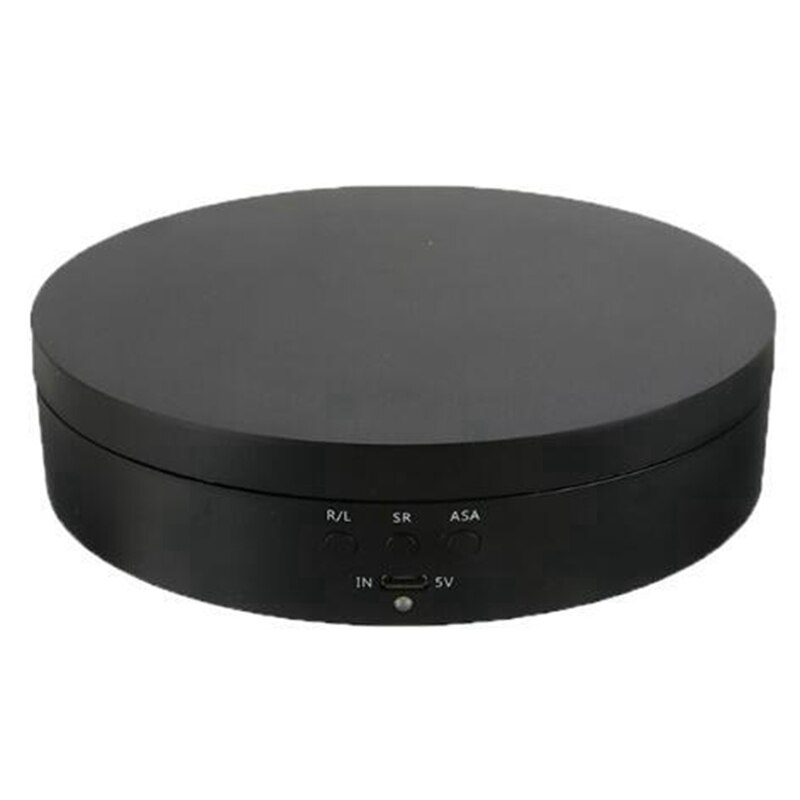 360° Rotating Turntable Display Stand - 3 Speeds - USB Powered - Photography Studio Accessory