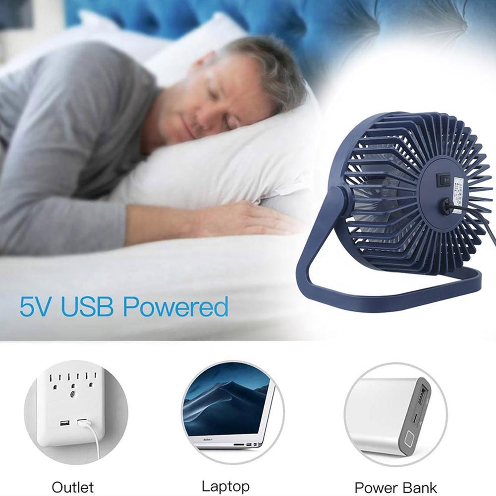 Summer Portable Mini Fan Cooling USB Desktop Fan Mini Air Cooler Rotation Adjustable Angle For Office Household Table Fan