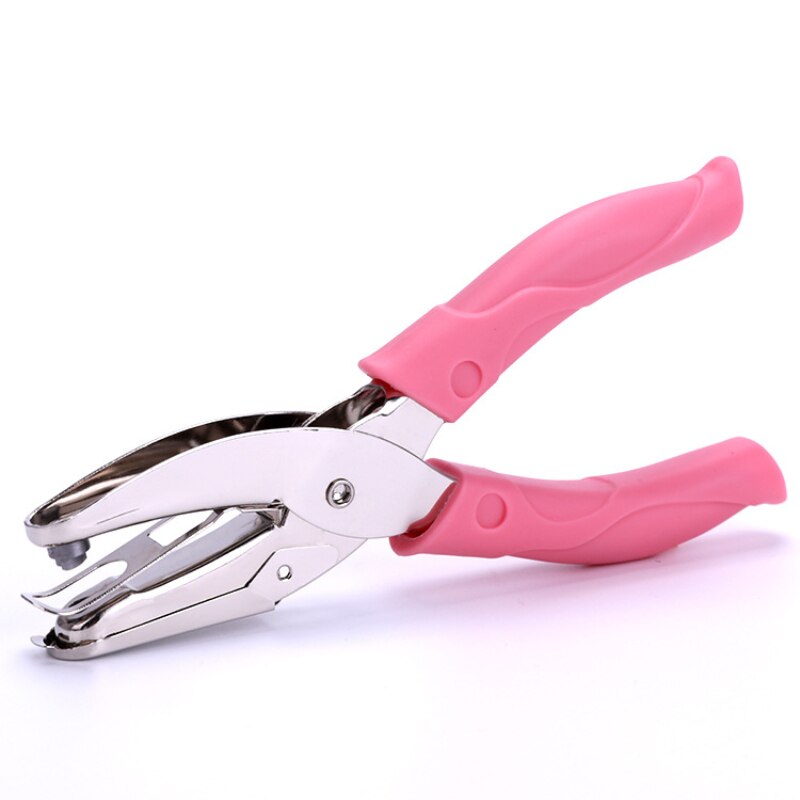 Handle Hole Punch DIY Loose-leaf Paper Cutter Single Hole Puncher School Office Binding Stationery