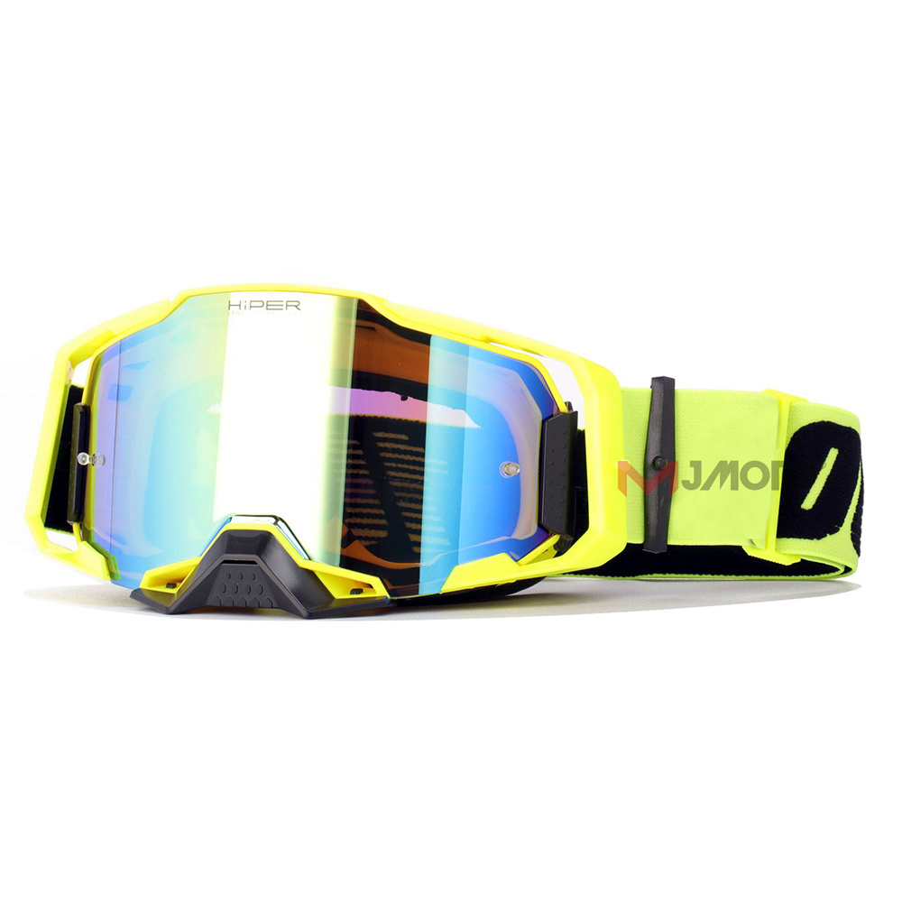 2022 Armega Motorrijden Bril Off-Road Anti-Fog Lens Motocross Goggles Ski Dirt Bike Cycling Moto Bril: Yellow