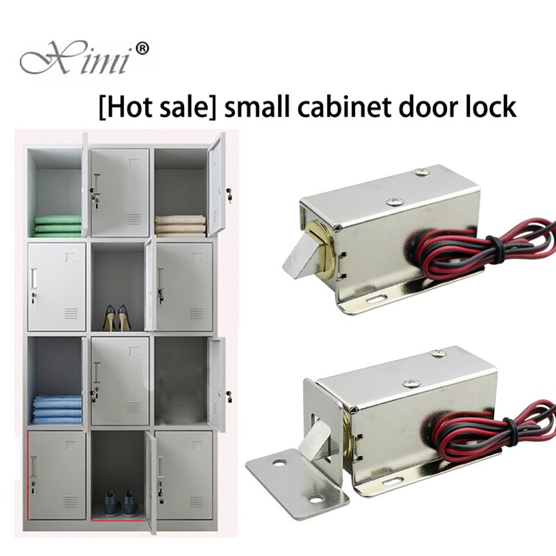 Mini wasserdichte elektromagnetische schloss DC 12V elektrische bolzen schloss kleine elektrische steuerung schrank türschloss