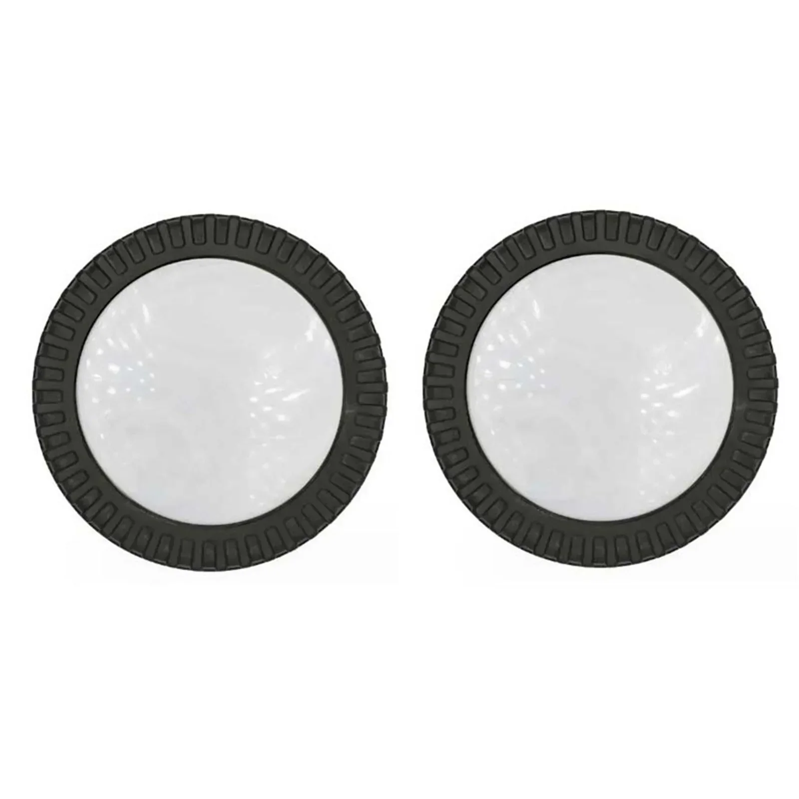 2pcs BBQ Grill Wheels 6" Oven Accessories 6 Inch Blow Molded Wheel Replacement Barbecue 8-10mm Hole Backyard Garden Tool Parts