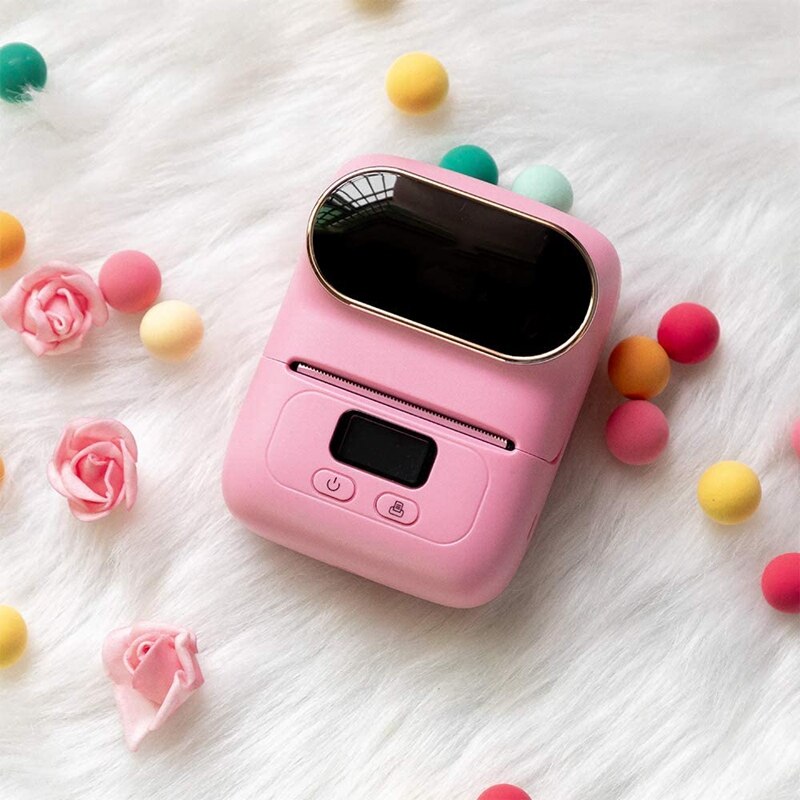 M110 Wireless Thermal Label Printer Portable Bluetooth Label Maker Machine Barcode Printer for Ios and Android