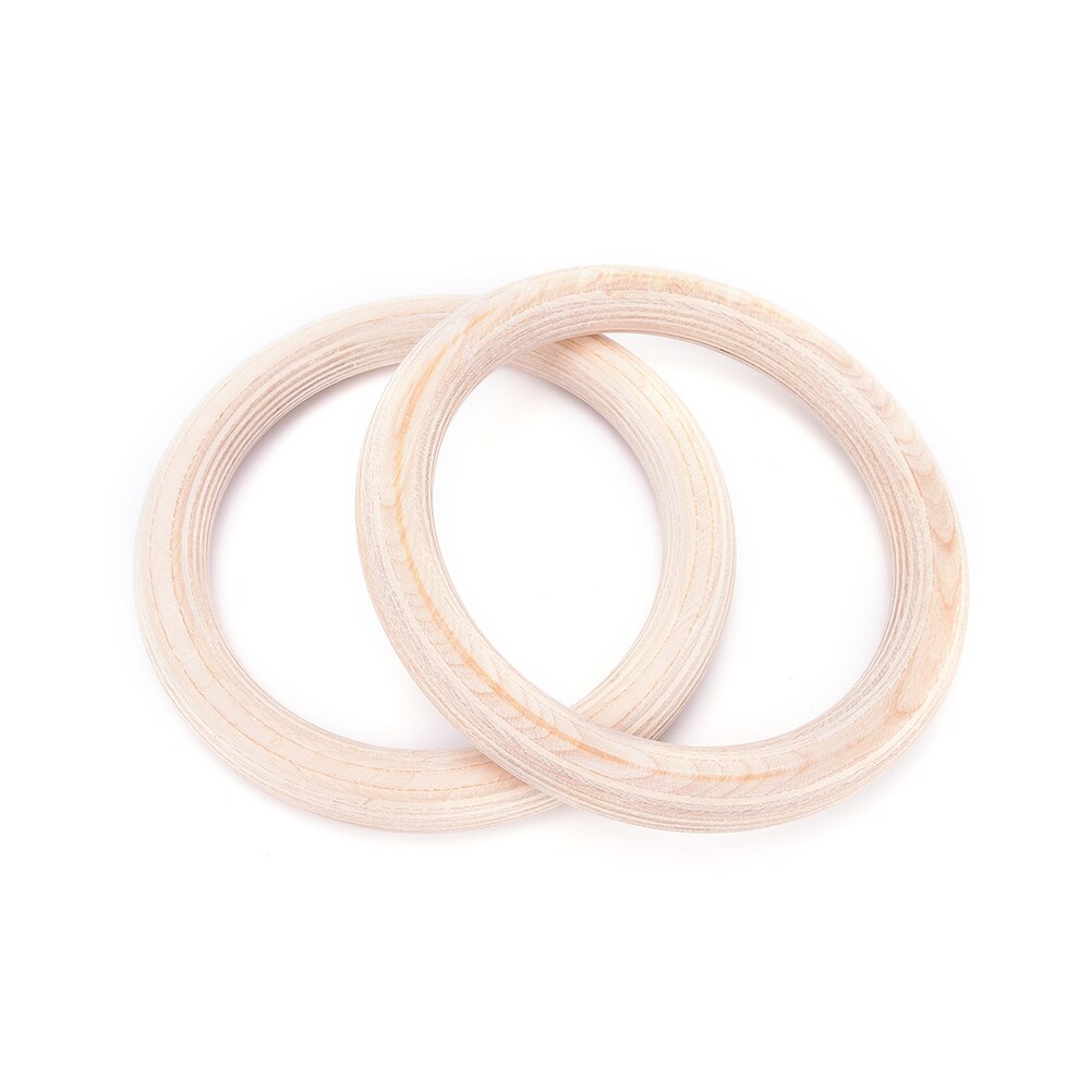 2 Pcs Houten Oefening Fitness Gymnastiek Ringen Gym Oefening Pull Ups Spier Ups 28 Cm