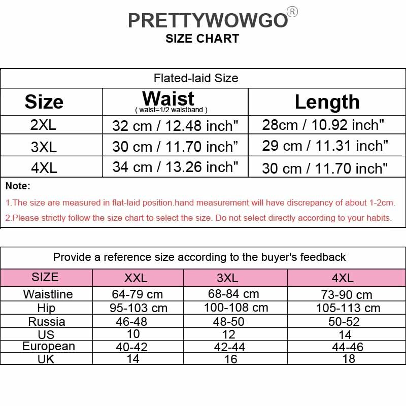 Prettywowgo 6 Pcs/lot Plus Size Women's Clothing High Waist Solid Color Women Cotton Lace Briefs Panties 6956