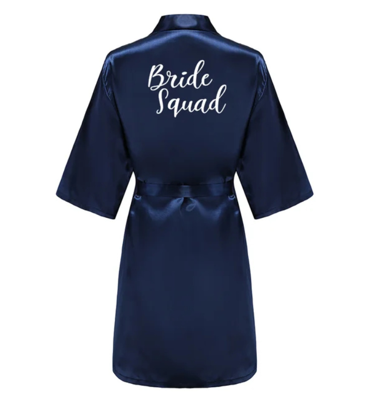 Satin- Seide Roben Hochzeit Bademantel Braut Brautjungfer murmeln Trauzeugin Kleid Frauen Kleidung Nachtwäsche: S / Armee Grün