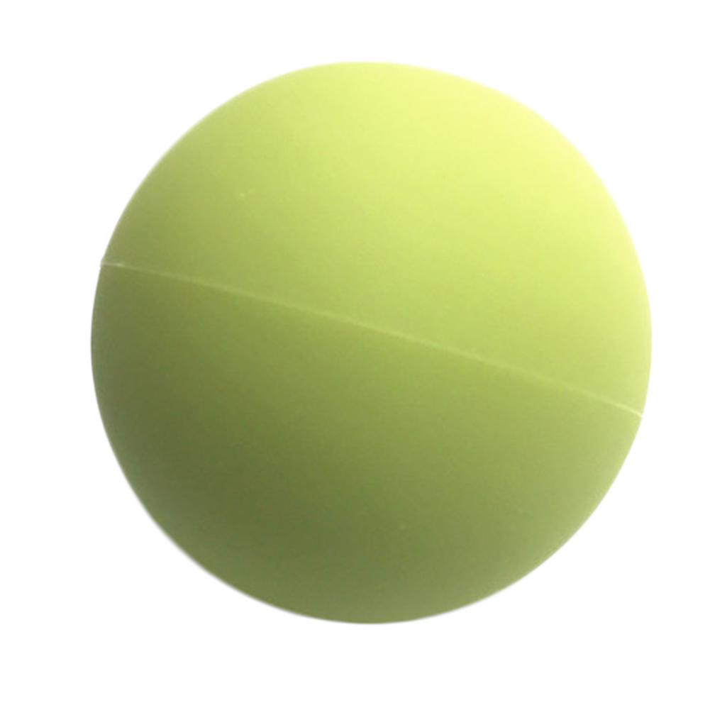 Bola de massagem conjunto bolas firmes auto terapia alvo trabalho miofascial gatilho ponto liberação músculo nós silicone yoga massagem bola: green