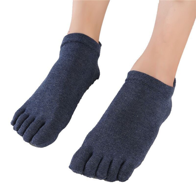 3 Pairs Yoga Socks For Men Non-slip Grip Fitness Socks Five Toe Sport Socks Gym Workout Dance Yoga Pilates Sportswear