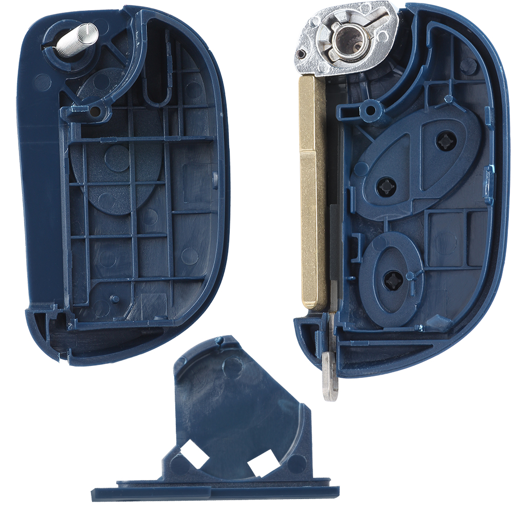 KEYECU 2pcs for Maserati Quattroporte GranTurismo 2005 2006 2007 Remote Shell Case Fob for RX2TRF937