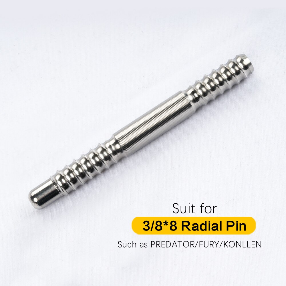 Joint de queue de billard Longoni VP2/Wavy /Uni, accessoires de billard en acier inoxydable, 3/8*8 3/8*10 3/8*11: Radial pin