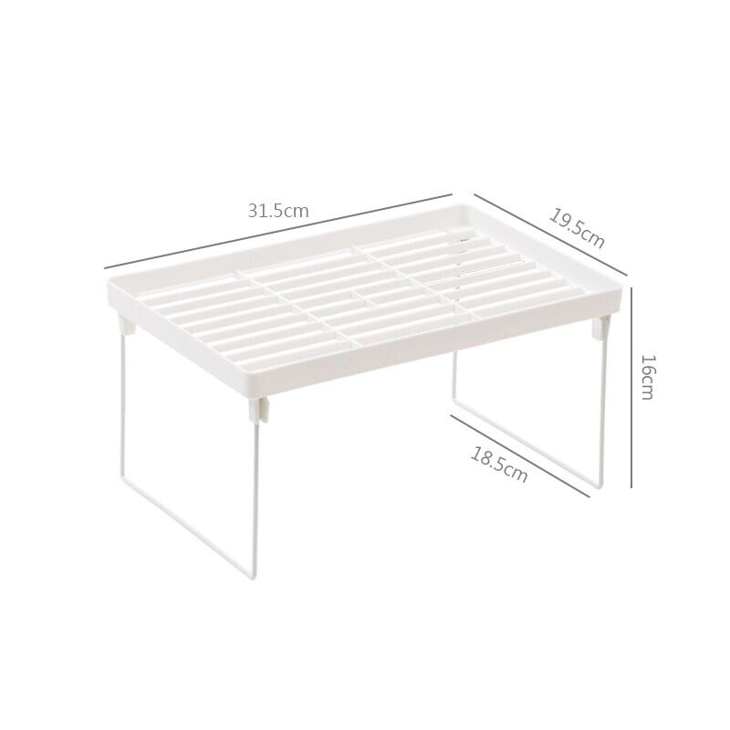 MINKYS Foldable Metal Desktop Organizer Desk Storage Rack With 1PC DIY Free Decorative School Stationery Supplies: medium size