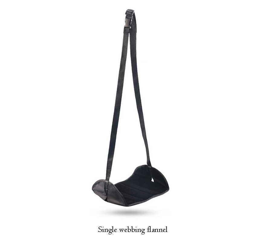 Verstelbare Gesp Voet Hangmat Reizen Geheugen Katoen Mesh/Flanel Voetsteun Pads Mat Hangmat Desk Voeten Voetsteun Hangmat Schommel bed: 1