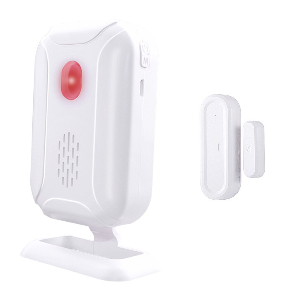 SMATRUL Draadloze Deur magneet Alarm Bell Raam Deur Inbreker home shop Deurbel Chime afstandsbediening nachtlampje: 1MC 1RE