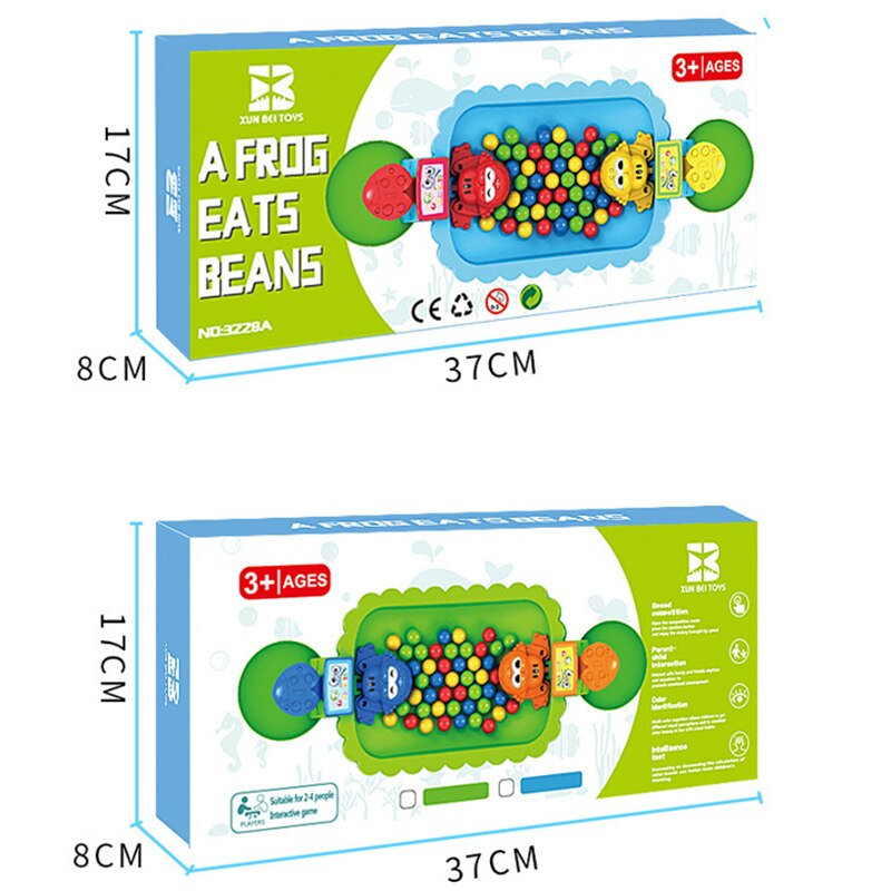 Multiplayer Frosch Isst Perlen Tabelle Spiel Spielzeug Familie Eltern Art Interaktion Junge Mädchen Gremium Pädagogisches Spiele 2-4 Menschen