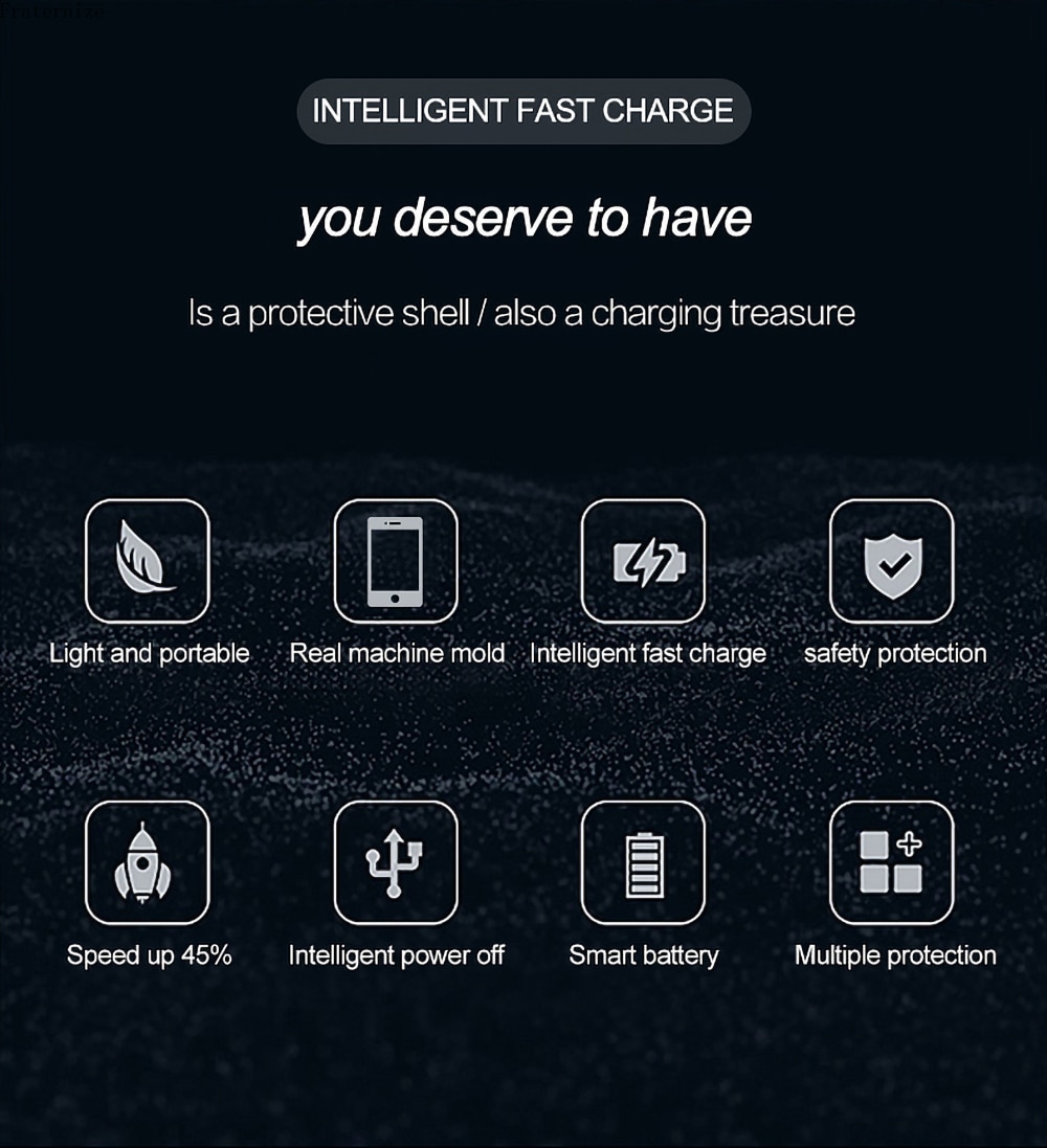 7000mAh externe batterie Für iPhone 13 Profi Max Batterie Ladegerät fallen Für iPhone 13 Mini Ladung fallen Pack Tragbare Energie Bank