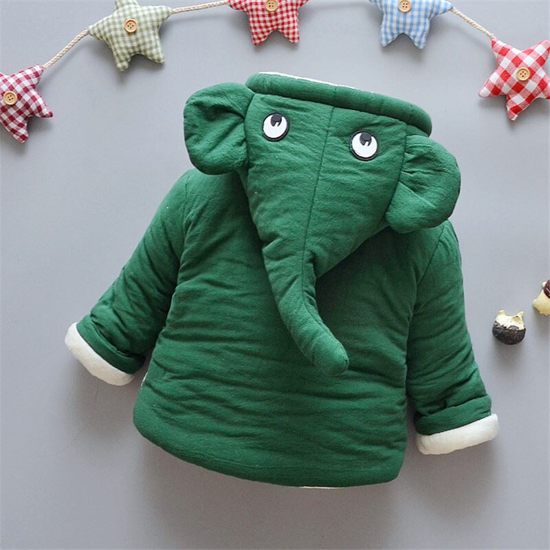 BibiCola automne hiver bébé filles épais vestes infantile enfants dessin animé parkas coton remplissage couverture en plein air manteaux