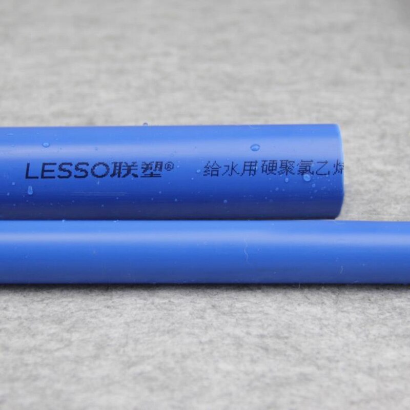 Rood/Wit Pvc Pijp Od 20 Mm 25 Mm 32 Mm 40 Mm 50 Mm 63 Mm Landbouw Tuin irrigatie Buis Aquarium Waterleiding 40-50 Cm 1 Pcs