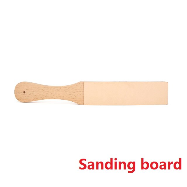 De cuero pulido impermeable herramienta Multi-Tamaño de madera maciza Leathercraft del borde pulidora para Borde de cuero de punta de herramienta pulidora: board