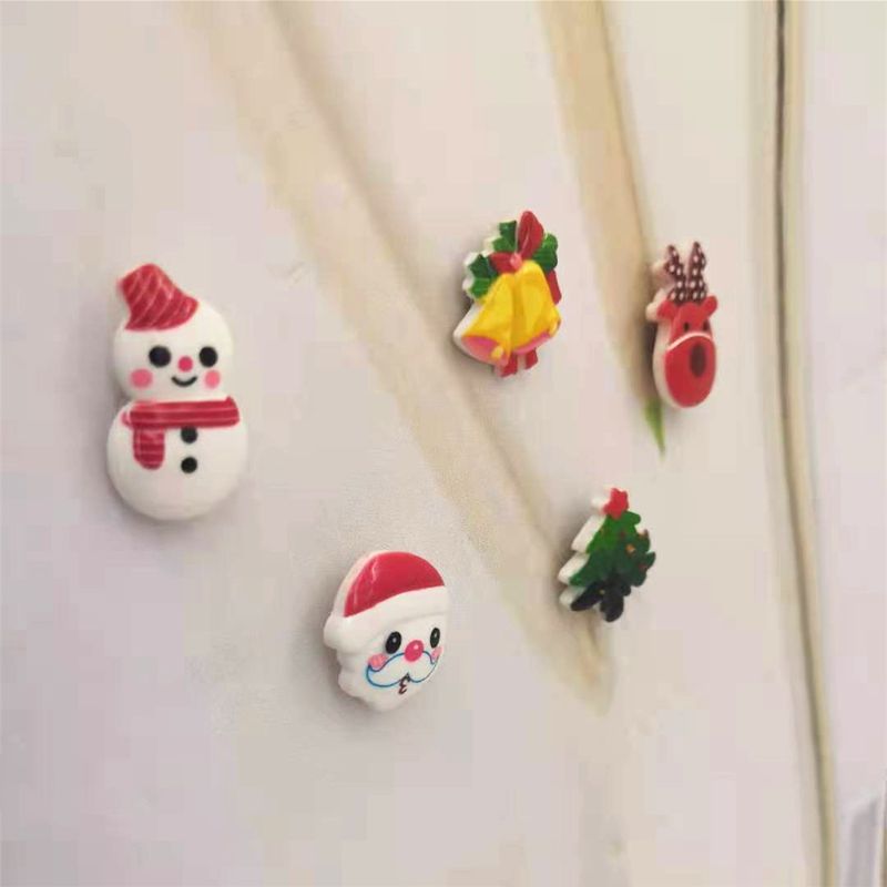 30 Uds. Chinchetas decorativas para mapa, chinchetas para tablero de corcho, escuela, oficina, papelería de dibujos animados, de Navidad