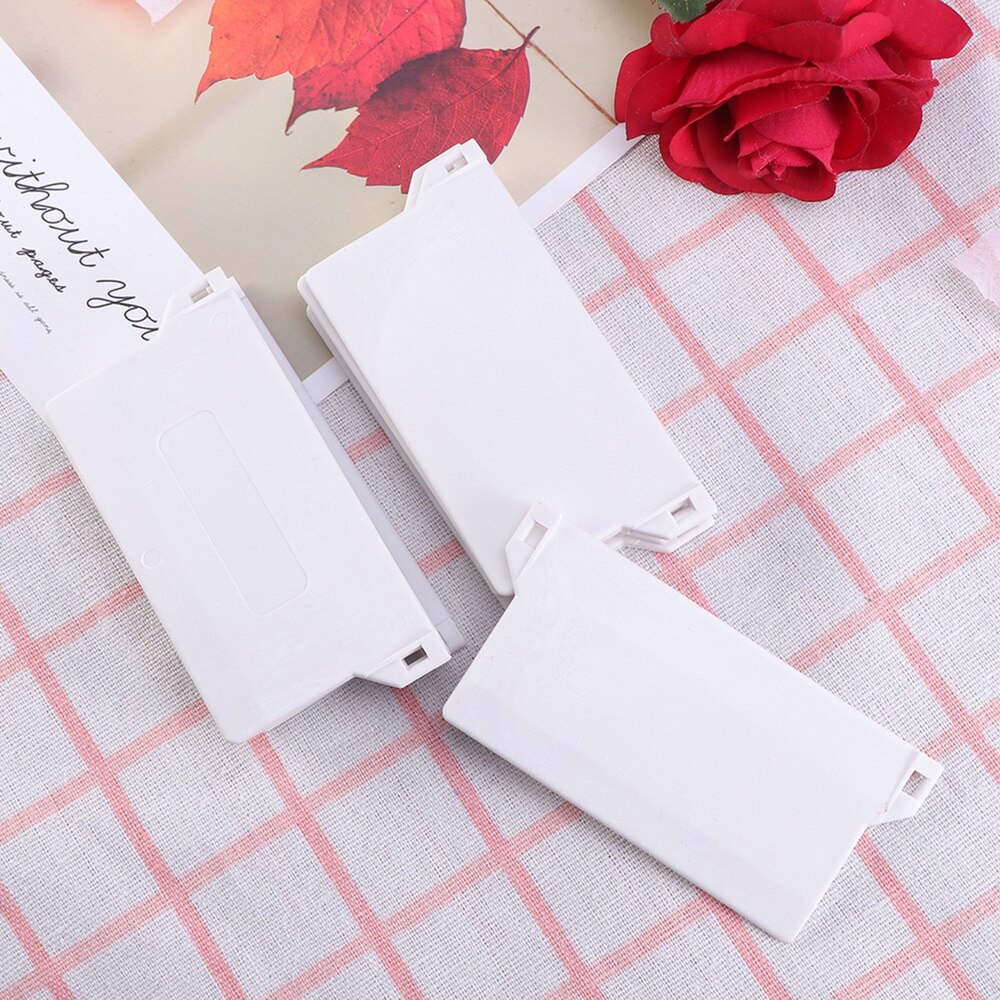10PC 89MM Vertical aveugle blanc fond poids lattes Portable en plastique plaque inférieure PVC Vertical aveugle raccords rouleau accessoires