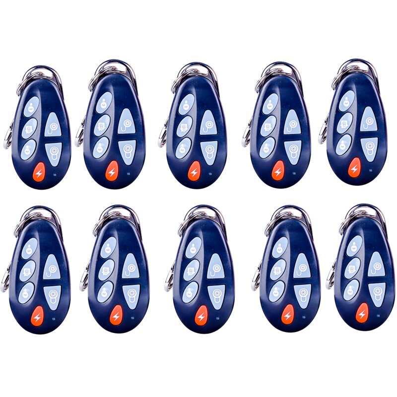 Focus 433mhz 868mhz Wireless Arm Disarm Remote Control 6 Key-button Remote Control Which Can Be Control Power Switch