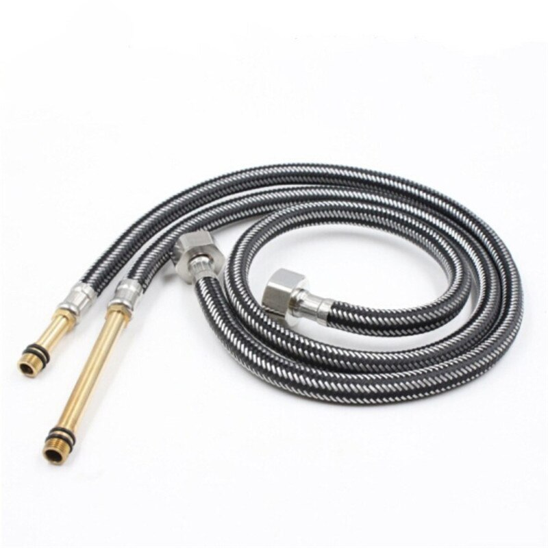 JETONG 60/80/150mm shower hose High stainless steel hoses for and cold showers, faucets